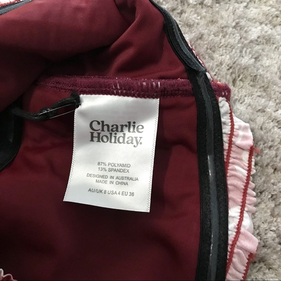 NWT Charlie Holiday Murphy Swim Top - Picture 7 of 7